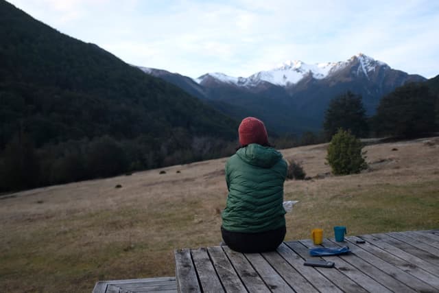 Ruby at the Greenstone Hut